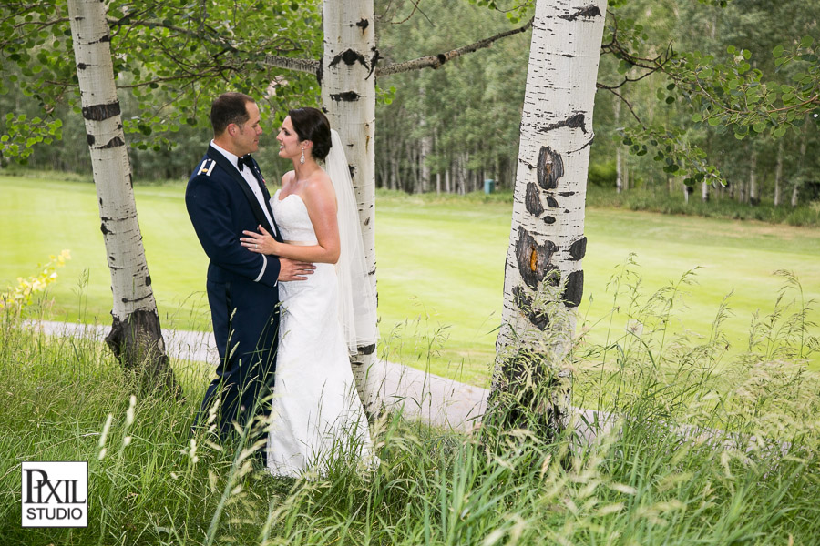 Beaver Creek Military Wedding Photography at Allies Cabin 