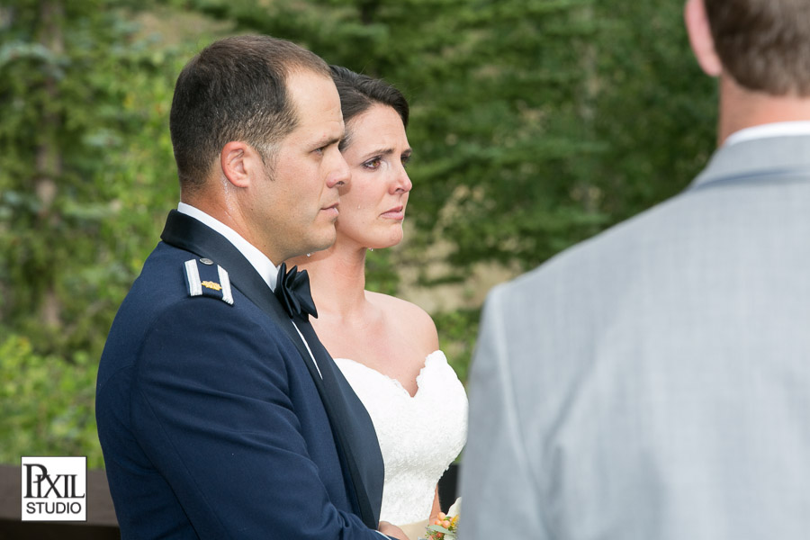 Beaver Creek Military Wedding Photography at Allies Cabin 