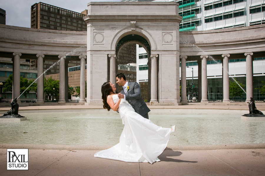 Denver Art Museum Civic Park Wedding Photography 