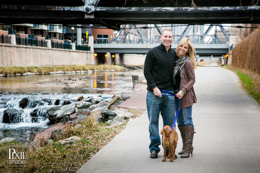 lodo Denver engagement photography