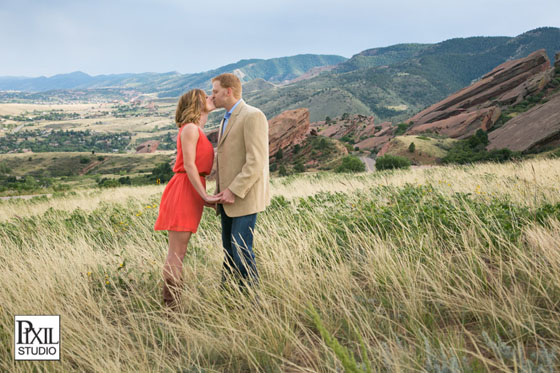 red rocks and mathew winters engagement photos