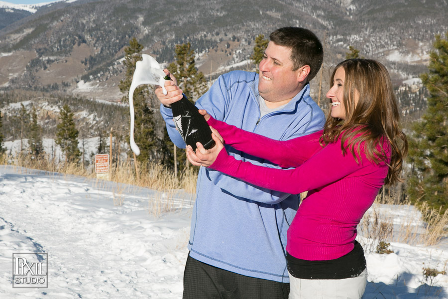 Sapphire point Breckenridge engagement photography