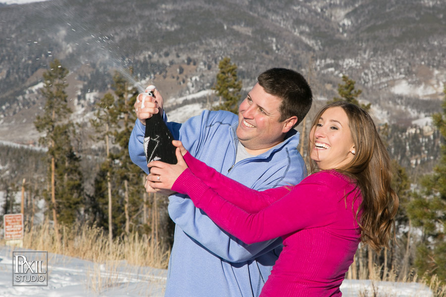 Sapphire point Breckenridge engagement photography