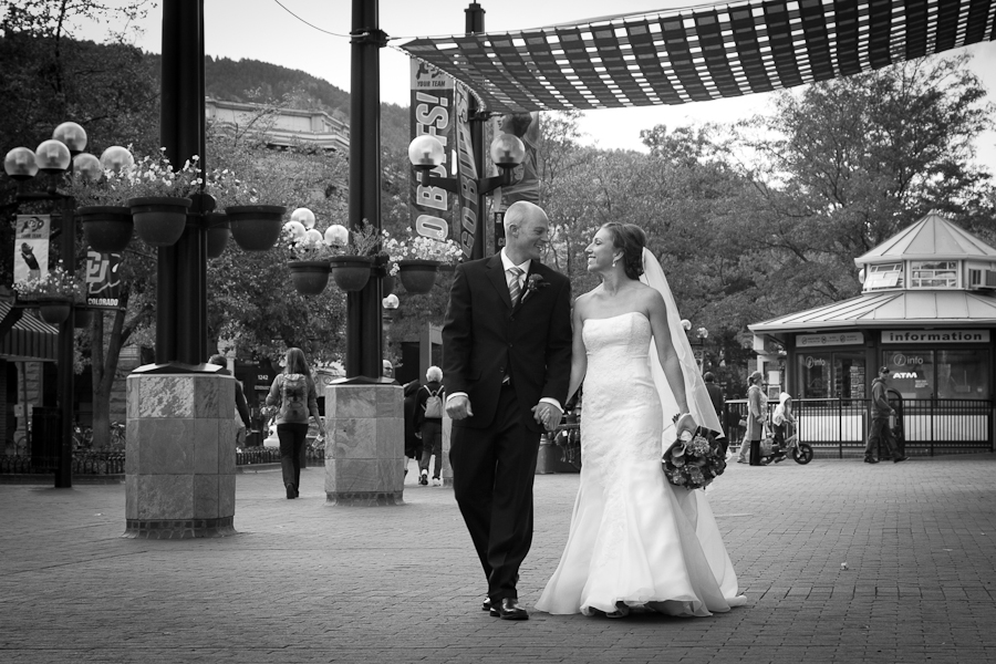 Pearl street boulder wedding