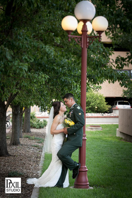 army wedding