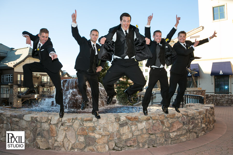 groomsmen jump