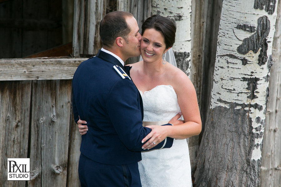 Beaver Creek Military Wedding Photography at Allies Cabin 
