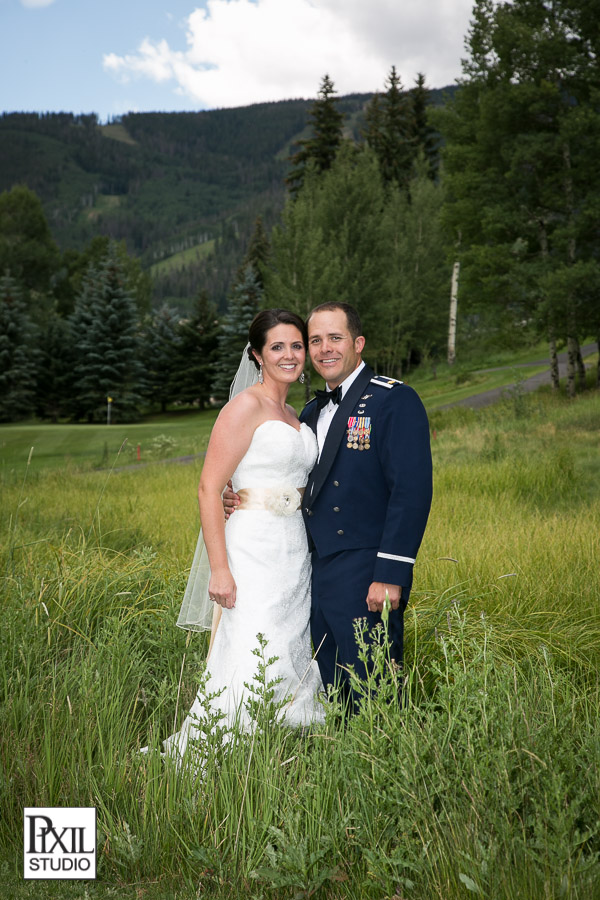 Beaver Creek Military Wedding Photography at Allies Cabin 