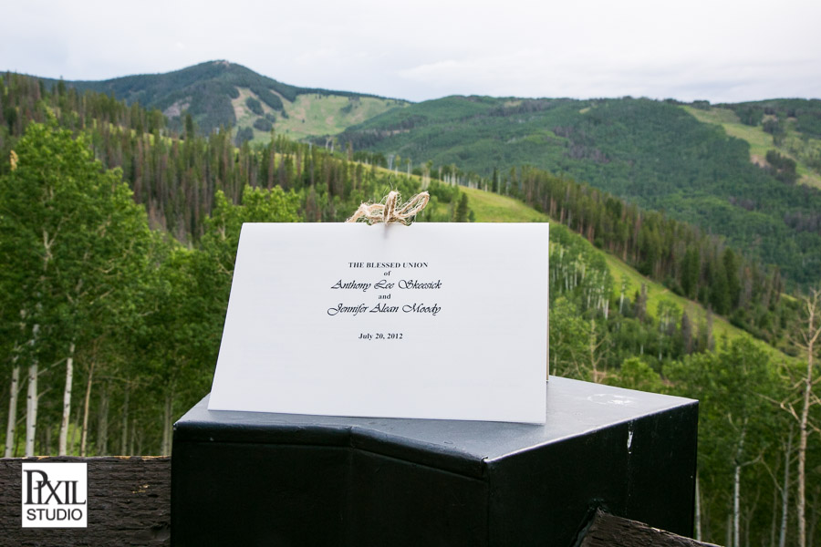 Beaver Creek Military Wedding Photography at Allies Cabin 