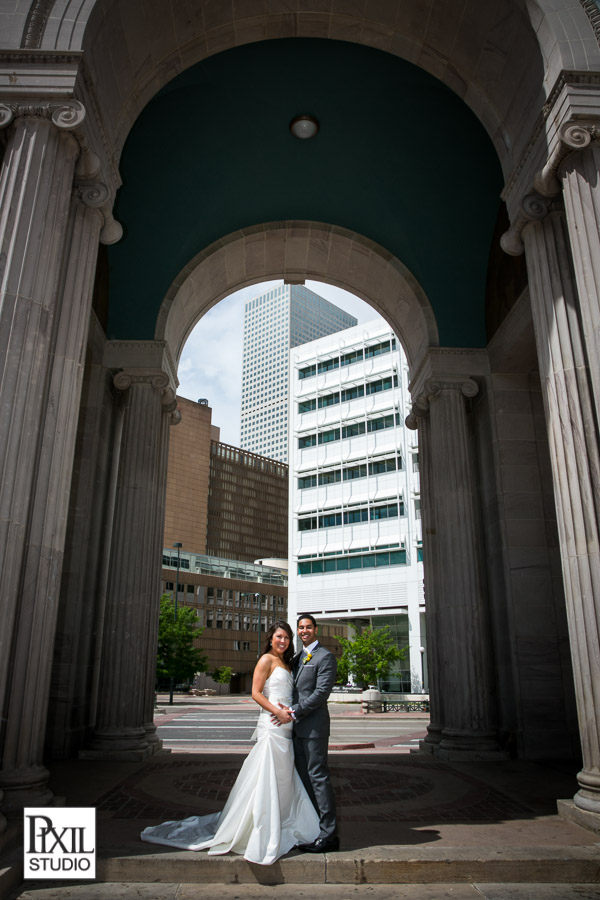Denver Art Museum Civic Park Wedding Photography 