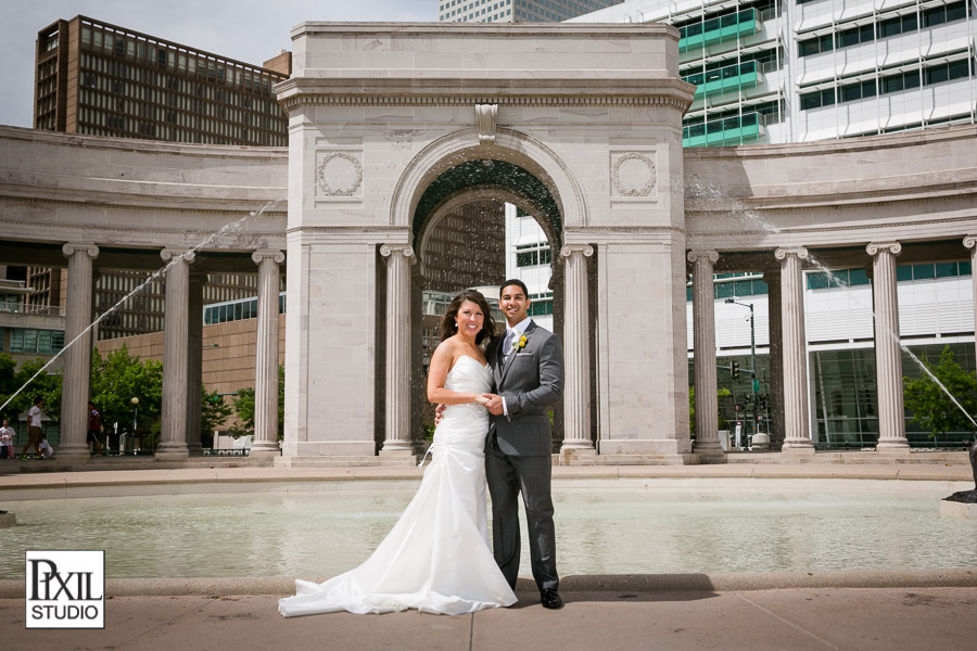Denver Art Museum Civic Park Wedding Photography 