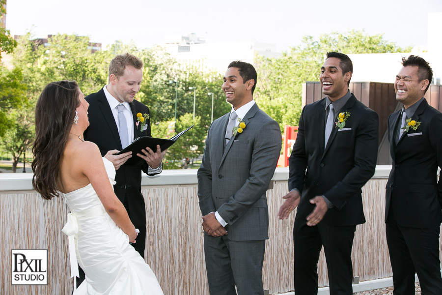 Denver Art Museum Civic Park Wedding Photography 
