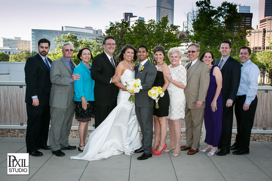Denver Art Museum Civic Park Wedding Photography 
