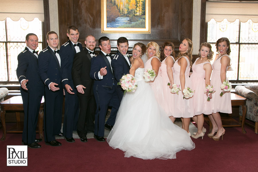 Denver Univercity club wedding photographer