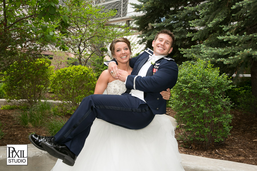 Denver Univercity club wedding photographer