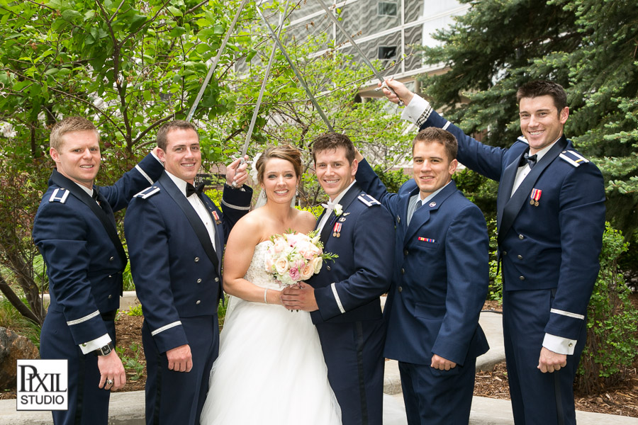 Denver Univercity club wedding photographer