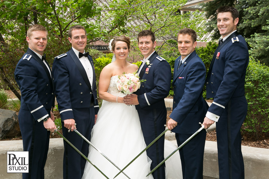 Denver Univercity club wedding photographer