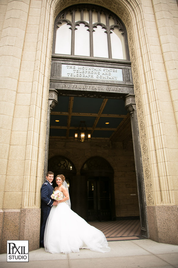 Denver Univercity club wedding photographer
