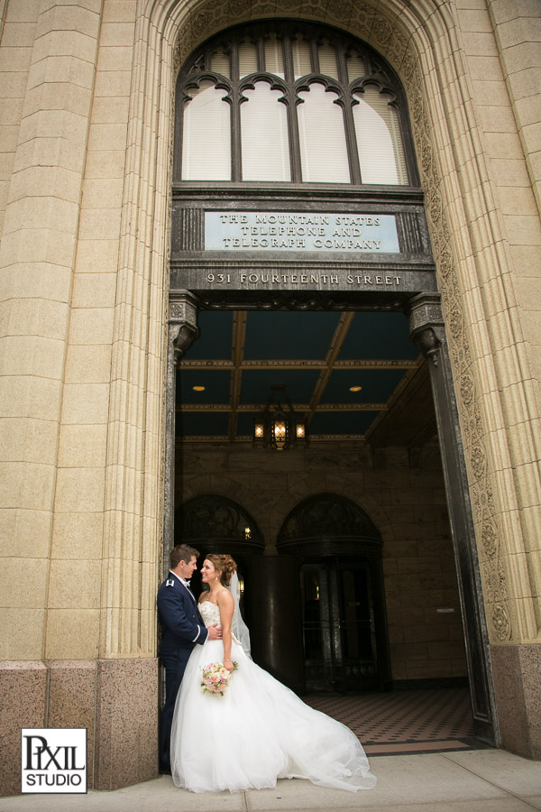 Denver Univercity club wedding photographer