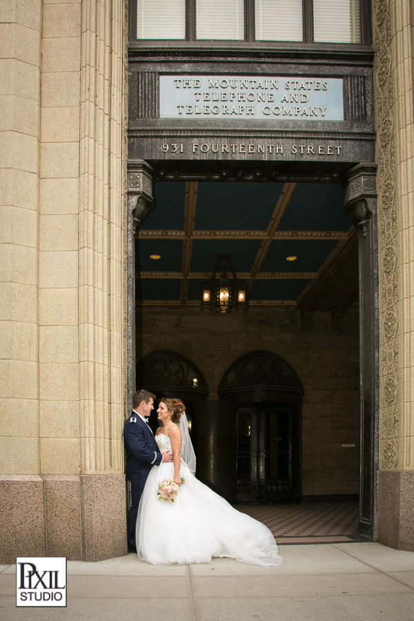 Denver Univercity club wedding photographer