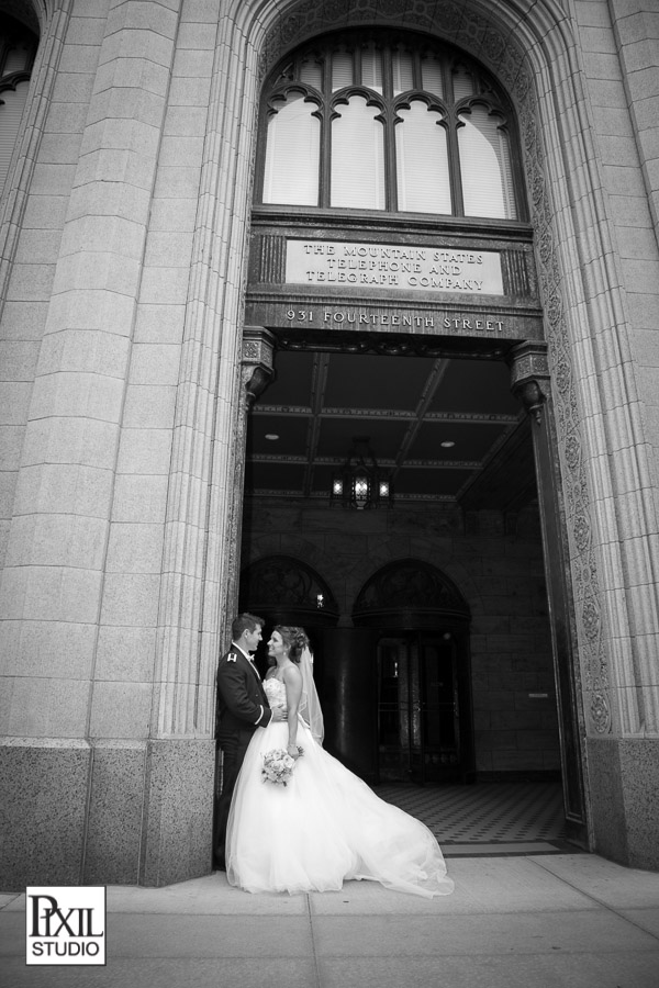 Denver Univercity club wedding photographer