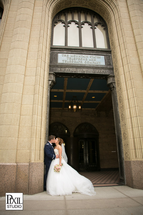 Denver Univercity club wedding photographer