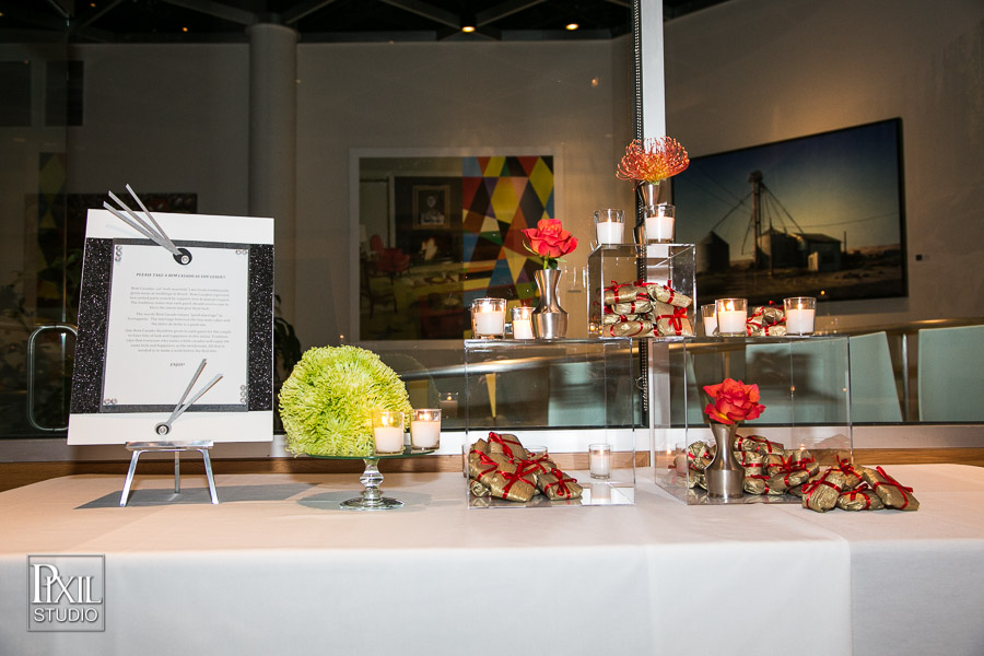 GBLT wedding reception at Denver Art Museum