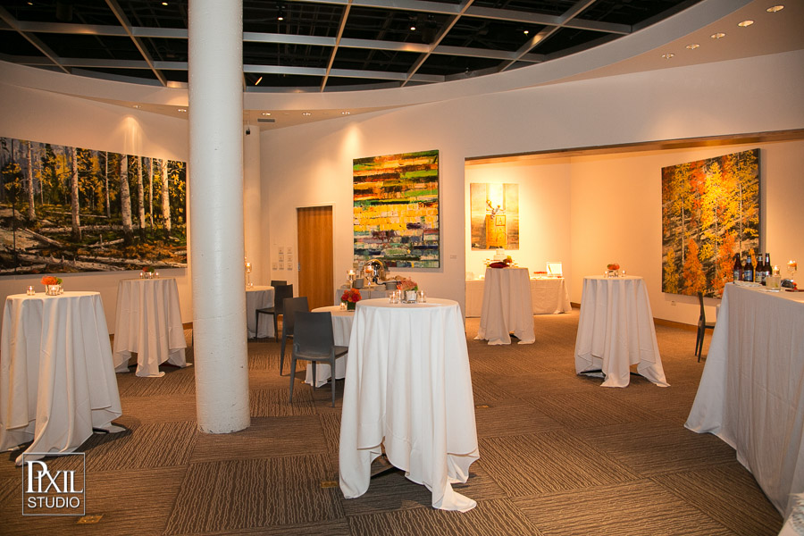 GBLT wedding reception at Denver Art Museum