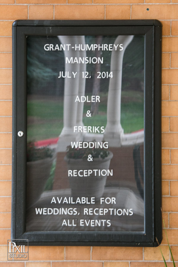 Grant Humphreys Mansion wedding