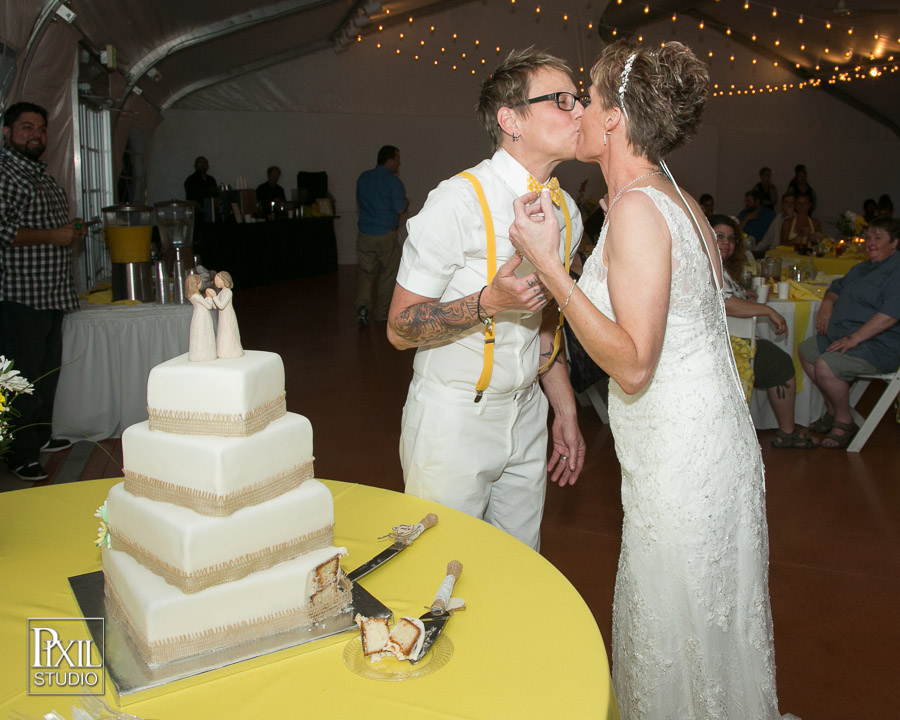 Rustic Hudson Gardens Lgbt wedding