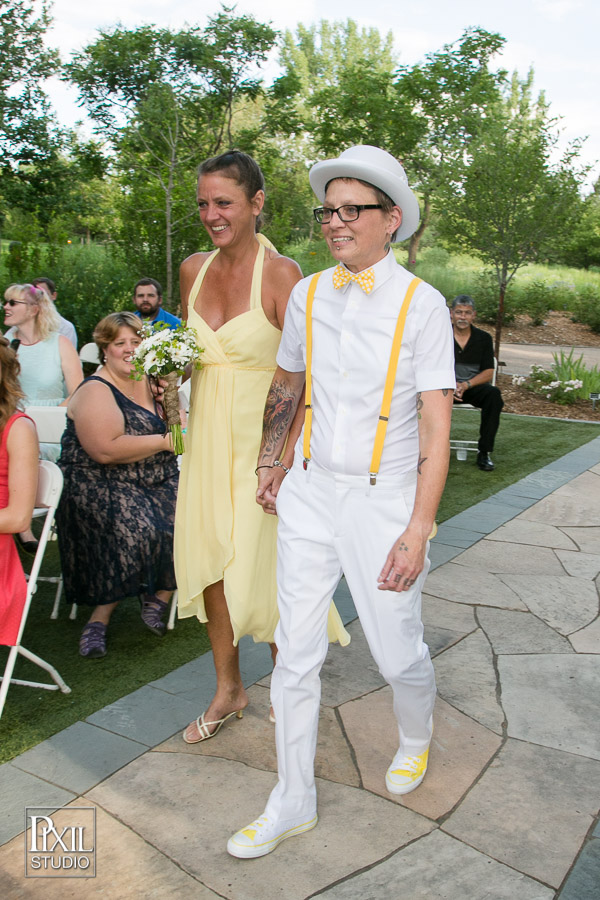 Rustic Hudson Gardens Lgbt wedding