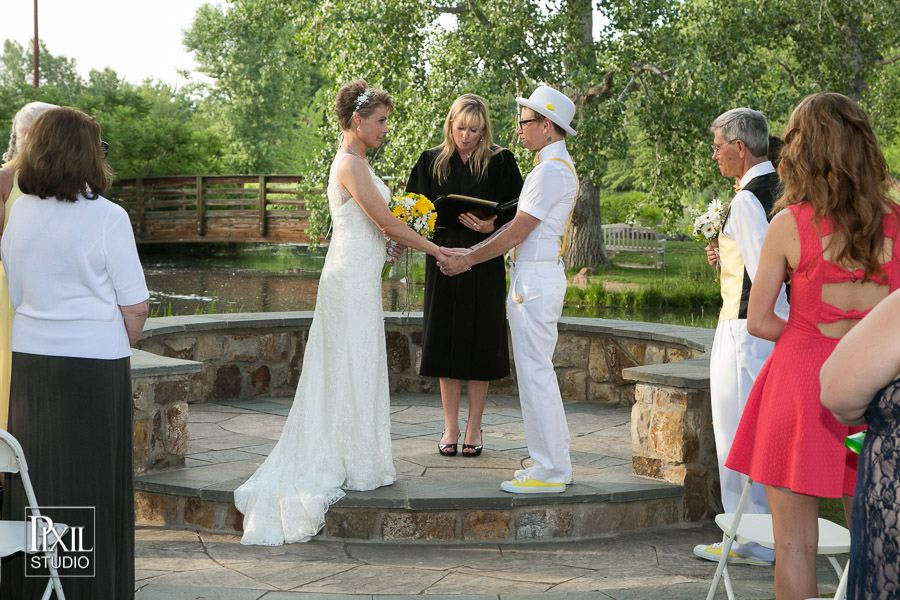 Rustic Hudson Gardens Lgbt wedding