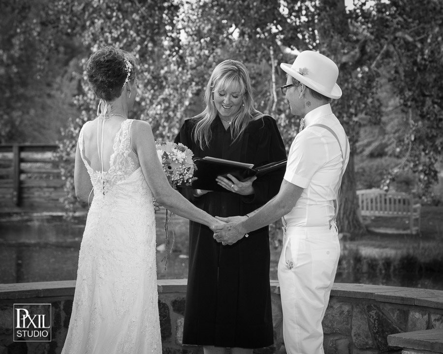 Rustic Hudson Gardens Lgbt wedding