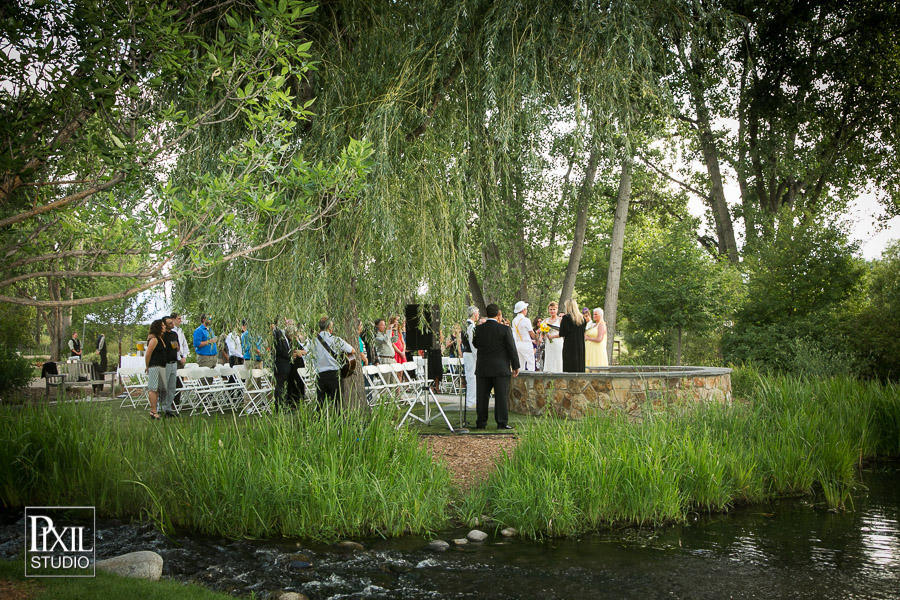 Rustic Hudson Gardens Lgbt wedding