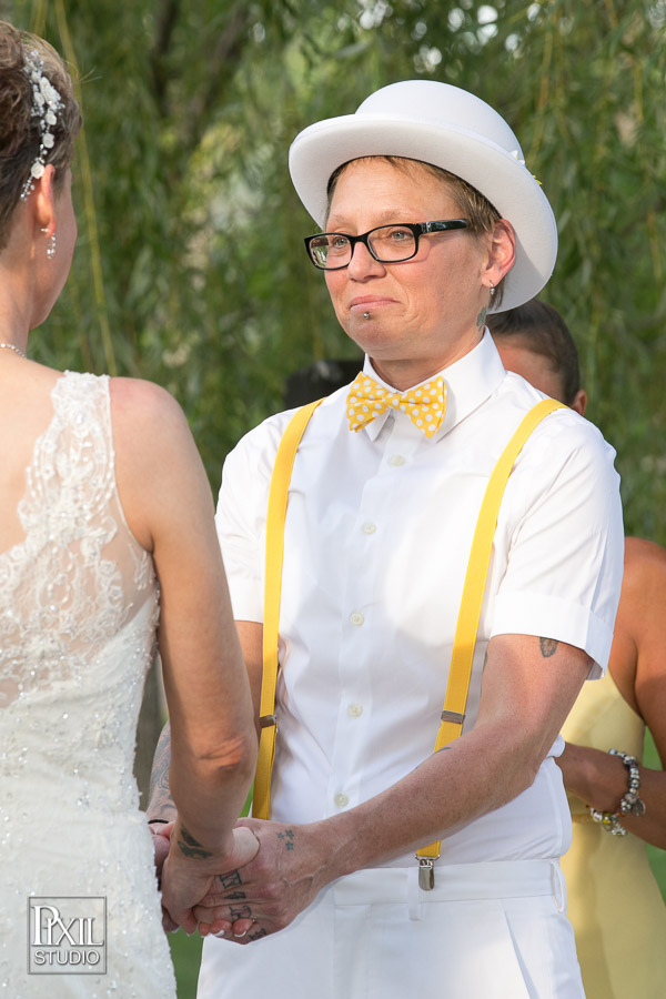 Rustic Hudson Gardens Lgbt wedding
