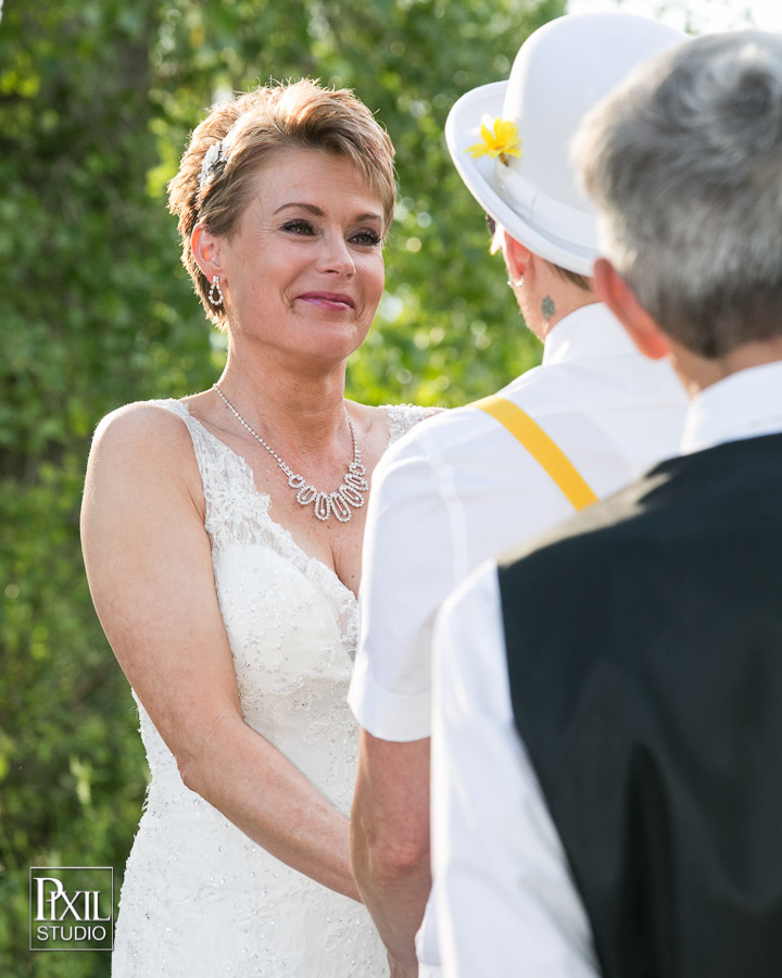 Rustic Hudson Gardens Lgbt wedding