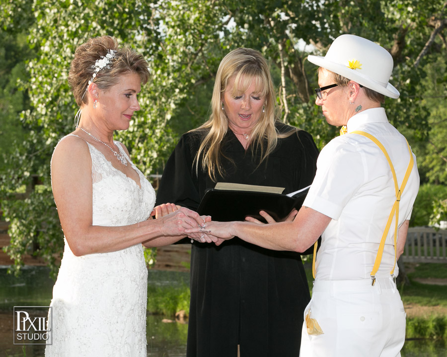 Rustic Hudson Gardens Lgbt wedding