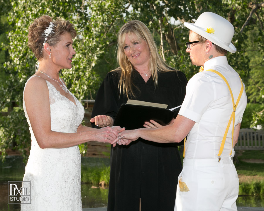 Rustic Hudson Gardens Lgbt wedding