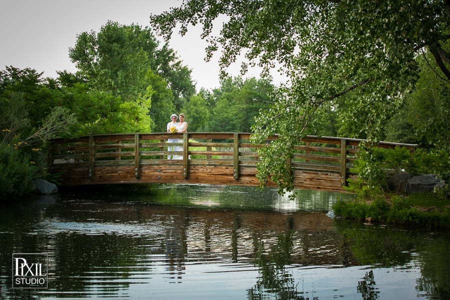Rustic Hudson Gardens Lgbt wedding