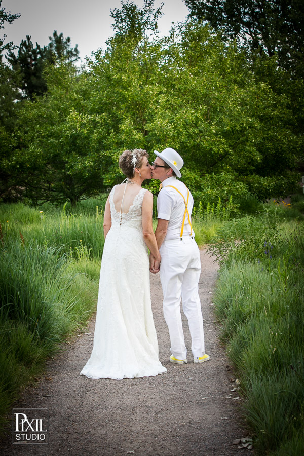 Rustic Hudson Gardens Lgbt wedding