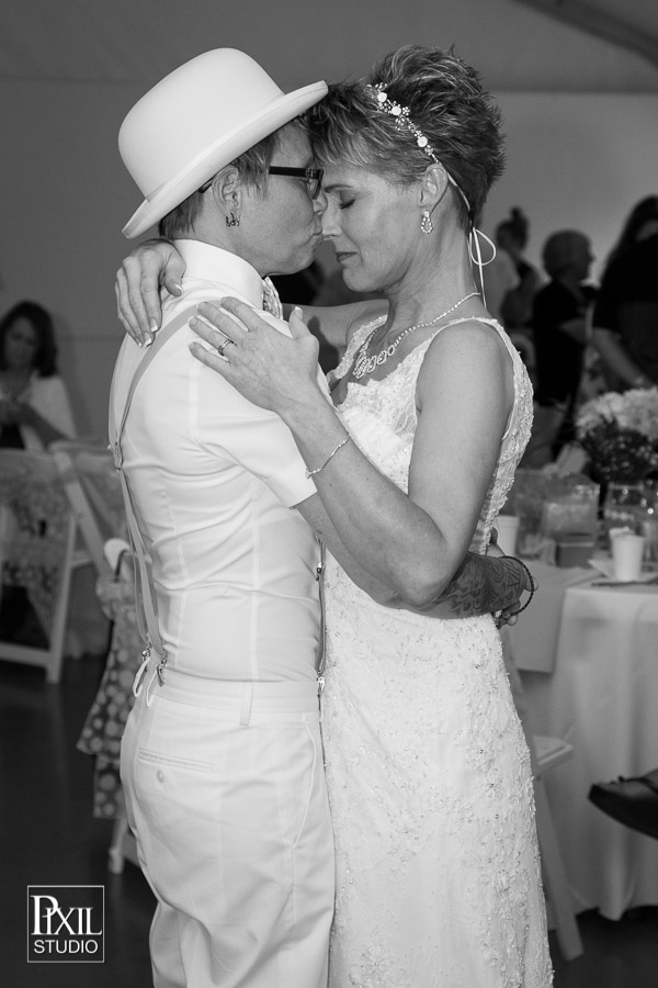 Rustic Hudson Gardens Lgbt wedding
