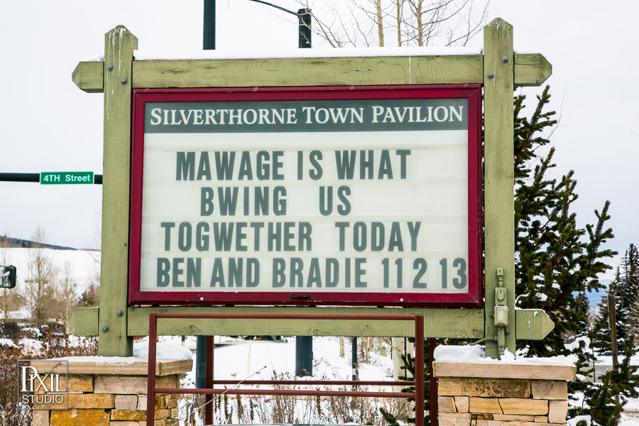 Silverthorne Pavilion wedding photography