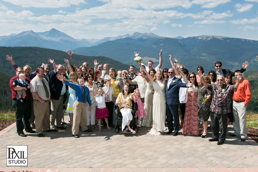 Vail gondola wedding
