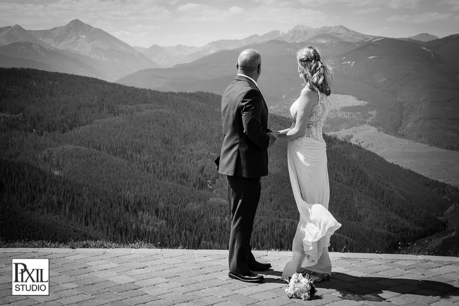 Vail gondola wedding